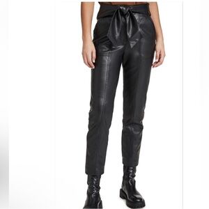 Jonathan Simkhai Tessa Black Vegan Leather Pants NWT
